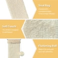 thumbnail image 3 of Rascador para gatos grandes AGYM, 81 cm, con sisal, color beige, 3 of 7