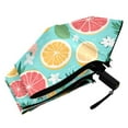 thumbnail image 6 of Grapefruit Berry Orange Compact Sun Umbrella Windproof Travel Umbrellas for Rain Strong Portable UV Protection, 6 of 8