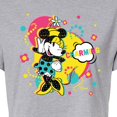 thumbnail image 3 of Disney - Minnie Charm - Juniors Cropped Cotton Blend T-Shirt, 3 of 5