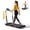 Black-14% incline with handle, variant on SONITU Walking Pad with Adjustable Height, 3.0HP/5MPH/350lbs Capacity, Folding Treadmill with LED Display & Remote Control