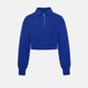 thumbnail image 3 of Sudadera Sudadera básica con cuello de solapa, estilo informal, sudadera con capucha de manga larga para mujer, atuendo diario Ygjytge Azul T L para Mujer, 3 of 8