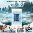 thumbnail image 5 of Portable Air Conditioners, Portable AC Unit, Evaporative Air Cooler w/2.5Gal , Cooling, 3 Speeds, Windowless Air Conditioner w/7H Timer, Swamp Cooler for Room Office Garage, 5 of 6