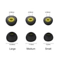 thumbnail image 4 of Docooler Earbud Tips de Replazo 3 Pares de Memoria de Rebote Espuma Consejos y 3 Pares de Silicona E Abanopi Audífonos, 4 of 7