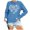 C-Blue511, variant on Sweatshirt For Women Long Sleeve Crew Neck Grandma Sweatshirts Pullover Graphic Fall Winter Tops