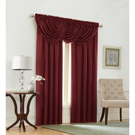 Emerald Crepe Heavy Textured 5 Piece Complete Window Curtain Set By GoodGram® - (Best Quality Emerald Price In India)