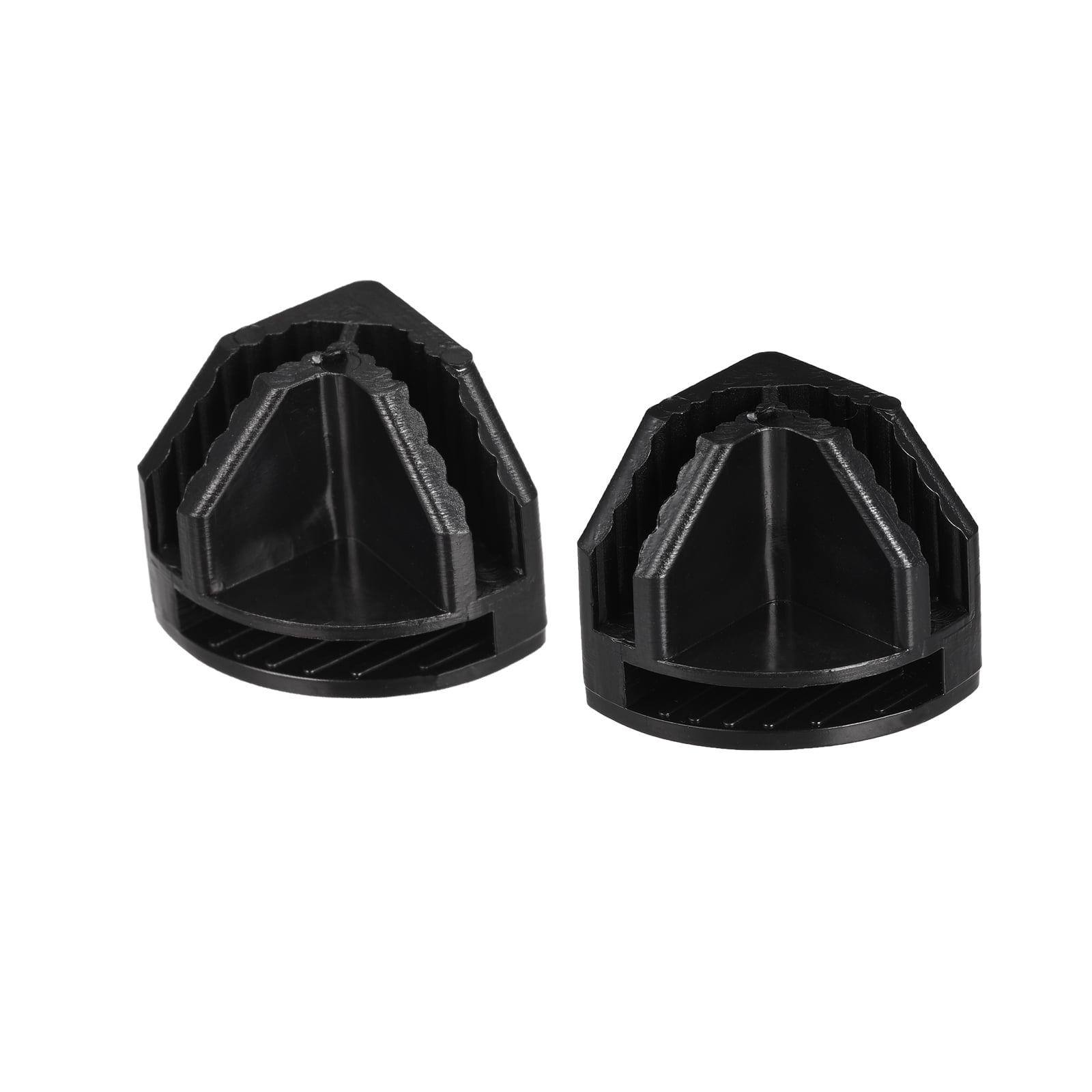 Uxcell 23x23mm Plastic Wire Cube Connectors, Angle Grid Buckle Clip