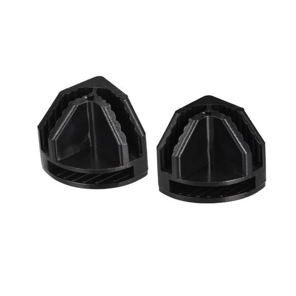 Uxcell 23x23mm Plastic Wire Cube Connectors, Angle Grid Buckle Clip, Black, 20Pack