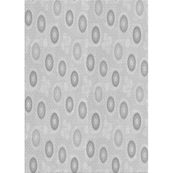 Ahgly Company Indoor Rectangle Patterned Dark Gray Area Rugs, 8' x 10'
