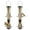 Brown, variant on Urban Deco 2 Pack Metal Bird Feeder Tube Hanging Wild Bird Seed Feeder,Steel Hanger Great for Attracting Birds (Bronze)