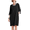 Black, variant on EKOUAER Women Comfy Robes Fashion Bathrobes Casual Sleepwear
