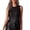 Black, variant on FUYUDY Women’S Shirt Sequin Fringe Top Sparkly Party Stylish Tank Top Tassel Trim,Black,L