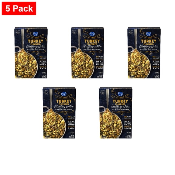 Kroger Turkey Flavored Stuffing Mix 6 oz - 5 Pack
