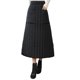 thumbnail image 1 of Moda invierno mujeres abajo faldas una línea falda abajo bolsillos acolchados XXL Yuyangstore Falda de mujer, 1 of 8