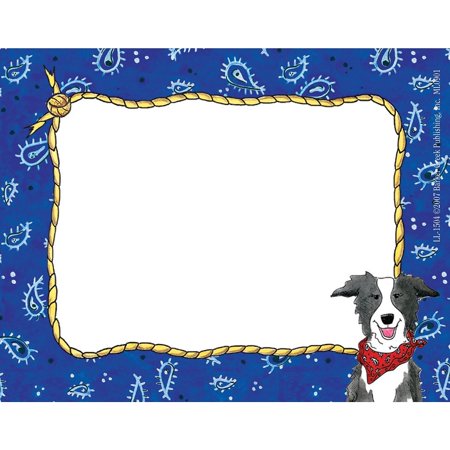 UPC: 0612086015047 | Barker Creek Western Name Tag 3 1/2  W x 2 3/4  D 45/Pack LL1504