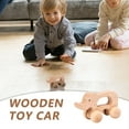 thumbnail image 2 of TOY Life Wooden Cars for Toddlers 1-3, Toys for Babies 0-6-12 Months, Baby Rattle Wooden Toy Truck, Baby Boy Nursery Decor, Wooden Rattle Baby Toy for 1 + Year Old, Wood Car for Boys, 2 of 8