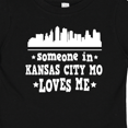 thumbnail image 4 of Inktastic Kansas City Missouri Loves Me Skyline Boys or Girls Baby T-Shirt, 4 of 5