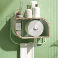 thumbnail image 4 of Wall Mounted Washcloth Storage Box Waterproof Tissue Paper Cotton Pad Organizer, 4 of 7