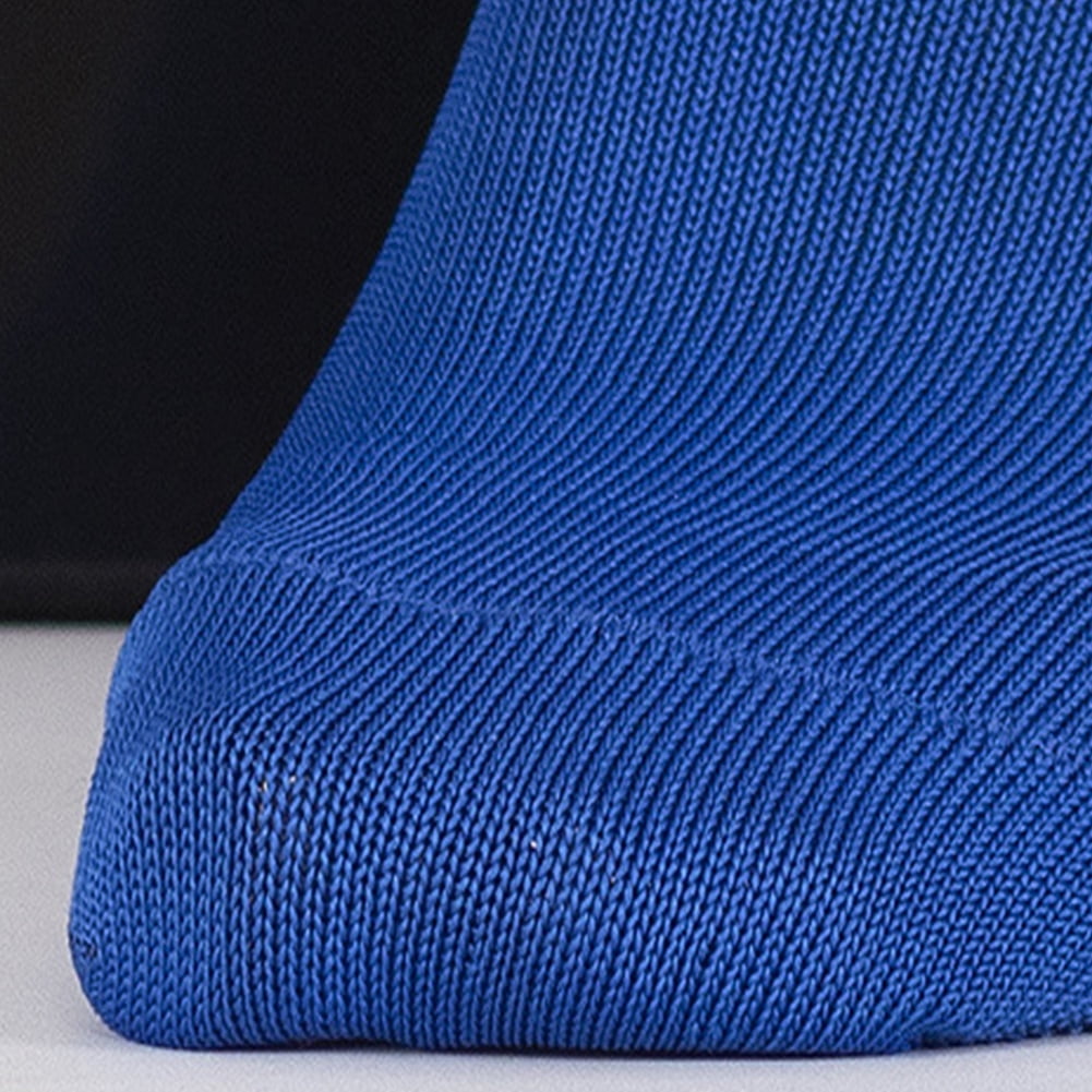 FLMEI Mens Football Socks 5 Packs Knee High Training Socks with Ankle Support Padded Youth Adult Solid Colour Sports Thigh High Socks