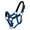 Blue, variant on Pony Size Adjustable Neoprene Lined Nylon Halter w/ "Running Horse" Overlay
