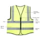 thumbnail image 3 of Chaleco De Seguridad, Chaleco Reflectante Con Cremallera Frontal Para La Noche Para Paisajista, 3 of 7