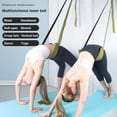 thumbnail image 4 of Adjustable Aerial Yoga Strap Hammock Swing Open Hip Stretching Rope Inversion Exercises Multilayer Belt Yoga Waist Trainer, 4 of 11