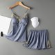 thumbnail image 2 of Conjunto de pijama Gibobby mujer gris XL con Encaje, 2 of 3