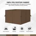 thumbnail image 4 of Aoodor 10' x 10' Gazebo Curtain Set Protecting Privacy Side Walls 4 Panels, Curtain Only - Brown, 4 of 11