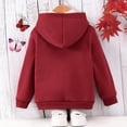 thumbnail image 4 of Coerni Boys Girls Zip Up Hoodie Sweatshirt Kids Hooded Winter Jacket Cotton Athletic Hoodie Classic Solid Jackets with Pockets, 4 of 9