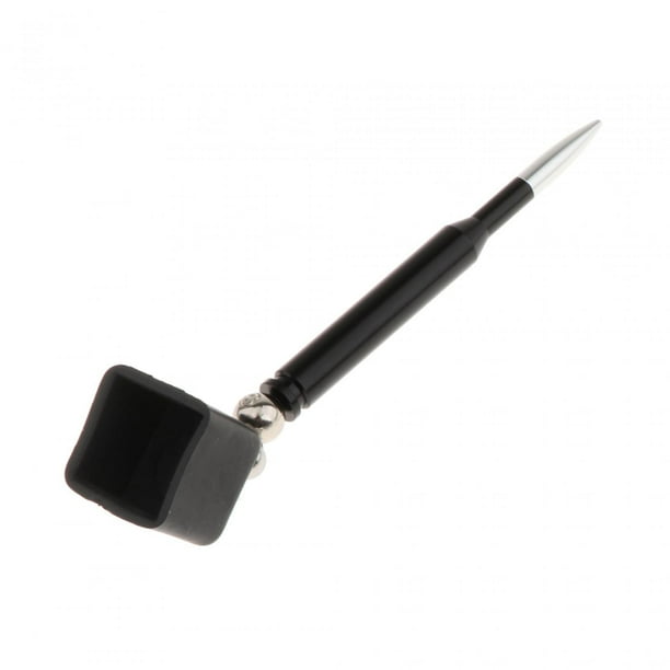 Estuche de bolsillo para tiza de billar, soporte para tiza de billar, taco de billar snooker Cuadrado negro