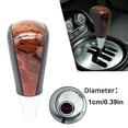 thumbnail image 6 of Mduoduo 1PCS Walnut Wood Front Automatic Gear Shift Knob Shifter For Toyota For Highlander For Lexus For GS400 GS430 HS250h LS400 Black Car Accessories, 6 of 10