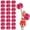 Bronze and purple, variant on 24 Pcs Cheerleading poms,14.57inch pom poms Cheerleading with Handle Style Cheer Pom Pomsfor Dance, Matches, Team Spirit Sports