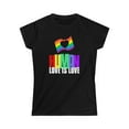 thumbnail image 3 of Human LGBTQ+ Pride Rainbow Flag Lesbian Gay Pride Ally Shirts for Women, 3 of 8