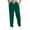 Green, variant on Plebaso Mens Casual Pants Drawstring Tapered Trousers with Pockets Elastic Waist Breathable Pants for Men