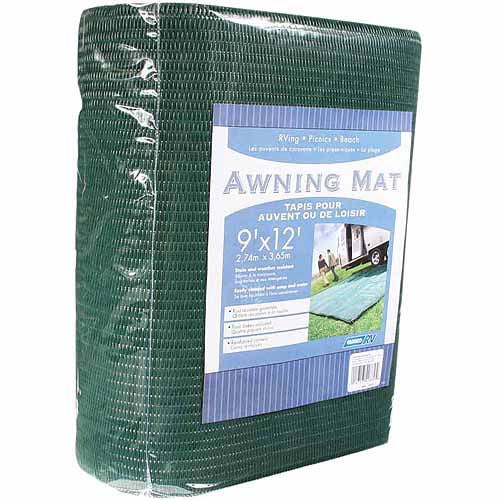 Camco 9 X 12 Rv Awning Leisure Mat Green Walmart Com