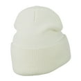 thumbnail image 4 of Season's Greetings Embroidered Long Beanie - White OSFM, 4 of 5