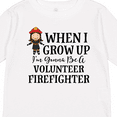 thumbnail image 4 of Inktastic Volunteer Firefighter Future Girls Girls Long Sleeve Toddler T-Shirt, 4 of 5