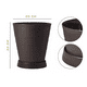thumbnail image 2 of 2 Macetas Grande Moderna Minimalista Interior Exterior Plato CAFE, 2 of 5