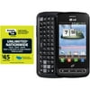 Straight Talk LG Optimus Zip LG75C Reconditioned Prepaid Smartphone w/ Bonus $45 Unlimited Plan