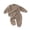 Khaki, variant on Kids Fleece 2 Piece Outfit Baby Girls Boys Winter Warm Fuzzy Clothing Sets Furry Plaid Bunny Pullover Top Pants Set Blue for Size 2-3 Years