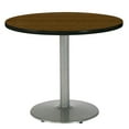 thumbnail image 2 of KFI Studios Mode 3' x Round' Dining Table, Grey Nebula, Silver Base, 2 of 5