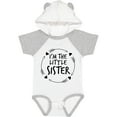 thumbnail image 3 of Inktastic I'm the Little Sister Girls Baby Bodysuit, 3 of 5