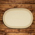 thumbnail image 1 of Colonial Mills Rug HN01R120X120 10 x 10 ft. Hudson Round Braided Rug  Natural, 1 of 1
