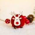 thumbnail image 2 of BKRE Festive Reindeer Pompom Hanging Ornament Handmade Deer For Party, 2 of 4