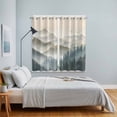 thumbnail image 3 of Mountains Kitchen Curtains Window Panels, Farmhouse Forest Nature Trees Landscape Insulated Window Treatment Curtain, Grommet Curtains for Bedroom/Living Room/Bathroom, 2 Piece 52"Wx84"L, 3 of 8