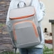 thumbnail image 2 of Yuarrent Mochila de almuerzo aislada a prueba de fugas ligera OxfordCloth que camina la bolsa de almuerzo aislada a prueba de fugas Mochilas de mochilero gris naranja, 2 of 6