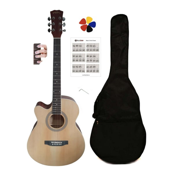 Spear & Shield Left handed Acoustic Guitar for Beginners Adults