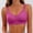 Hot Pink, variant on push up bras for women Cozy Adjustable Bra support bras wireless bra Wireless Push Up No Wire Scalloped Seamless push up Plus Size for Older Women Anti-Sagging Posture compression bra Beige M