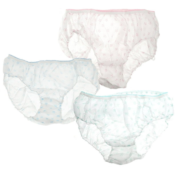 7pcs Pregnant Disposable Underwear Breathable Printing Non-woven