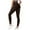 Coffee, variant on Women Scrunch Lifting Seamless Booty High Waisted Workout Yoga Pants (Coffee, S)