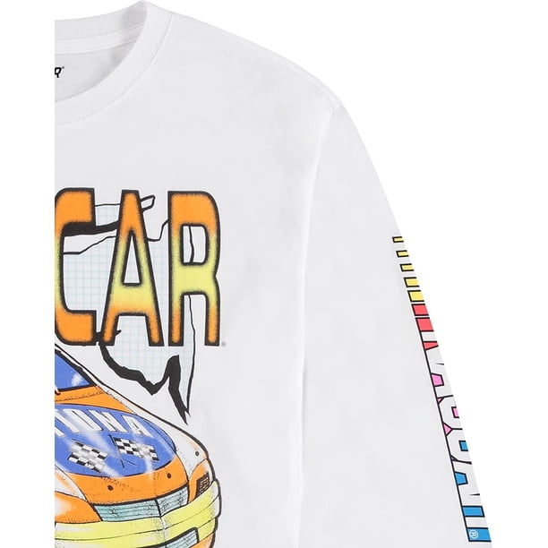 T-shirt Manches Longues Chinatown Market Nascar - Taille Large - Blanc - Édition Limitée